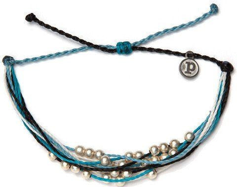 Bracelets  - Pura Vida Platinum Beaded