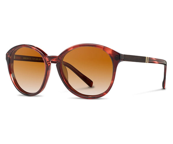 Eyewear - Shwood Bailey Sangria Ebony Brown Fade