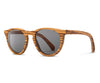 Eyewear - Shwood Belmont Zebrawood - Grey