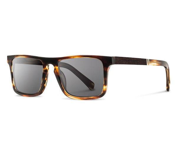 Eyewear - Shwood Govy 2 Fifty/Fifty Tortoise - Ebony Grey Polarized