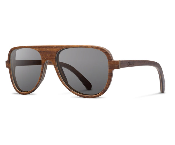 Eyewear - Shwood Medford Walnut - Grey