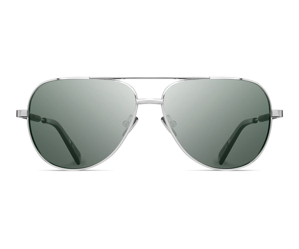 Eyewear - Shwood Redmond Silver Titanium Ebony - G15 POLARIZED