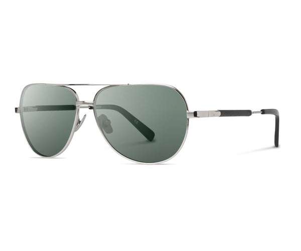 Eyewear - Shwood Redmond Silver Titanium Ebony - G15 POLARIZED