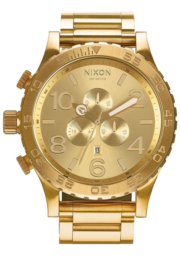 Watches - Nixon 51-30 Chrono All Gold