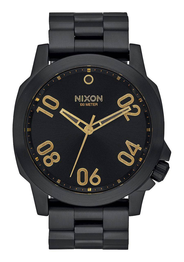 Watches - Nixon Ranger 45 All Black / Gold