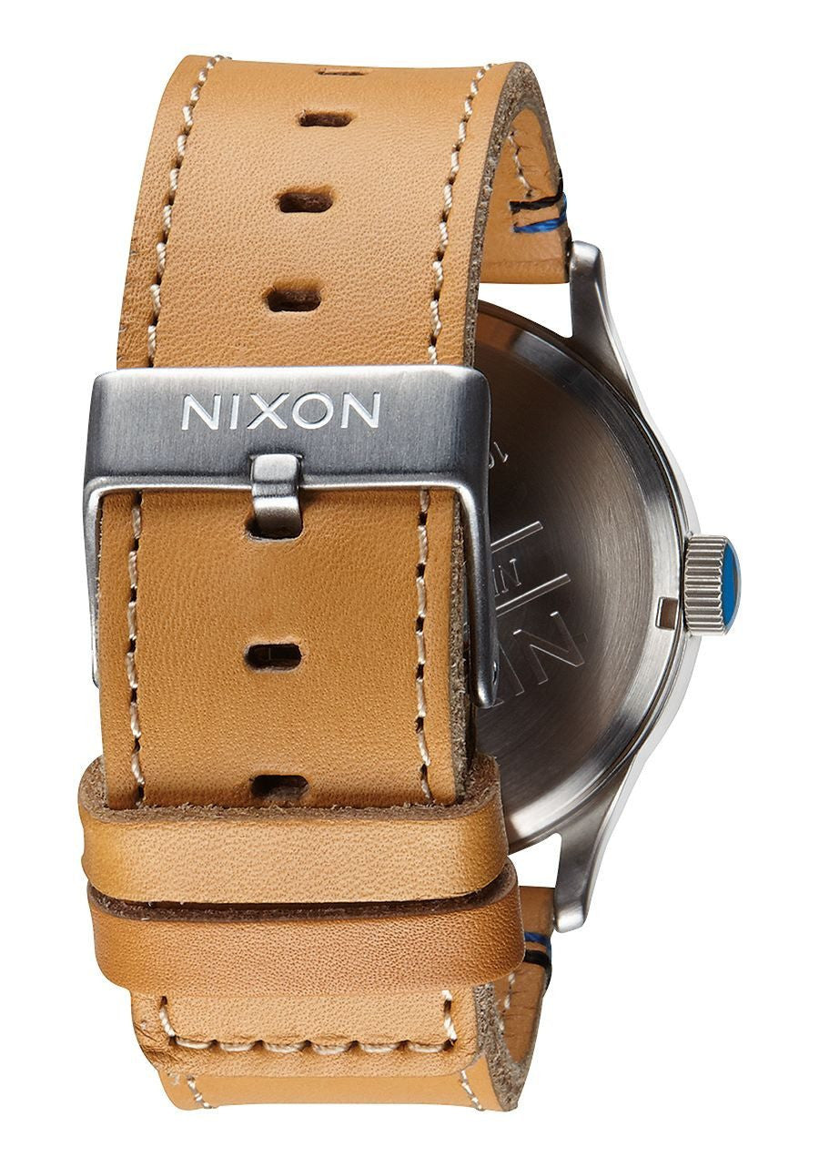 Watches - Nixon Sentry Leather Natural / Black