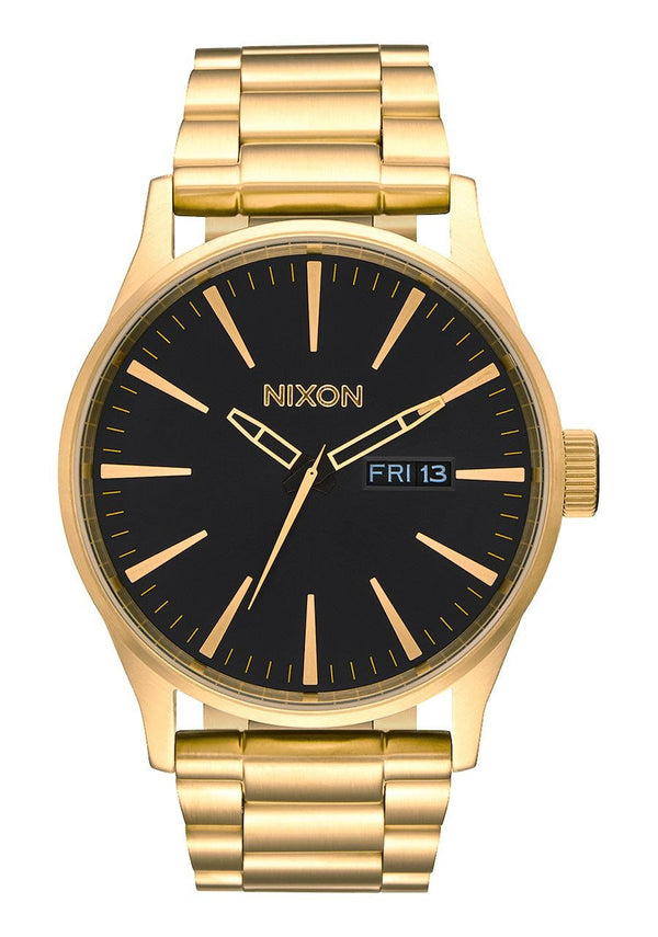 Watches - Nixon Sentry SS Gold / Black