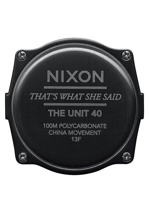 Watches - Nixon Unit 40 All Black