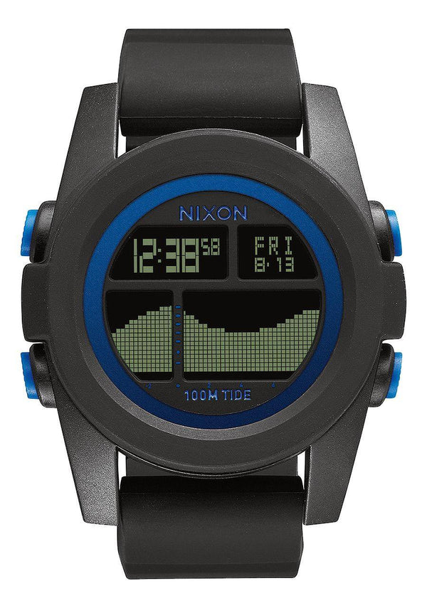 Watches - Nixon Unit Tide Black / Blue Watch