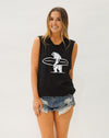 Women's Tank - Trestles Black